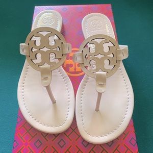 Tory Burch Miller Patent Leather Sandals